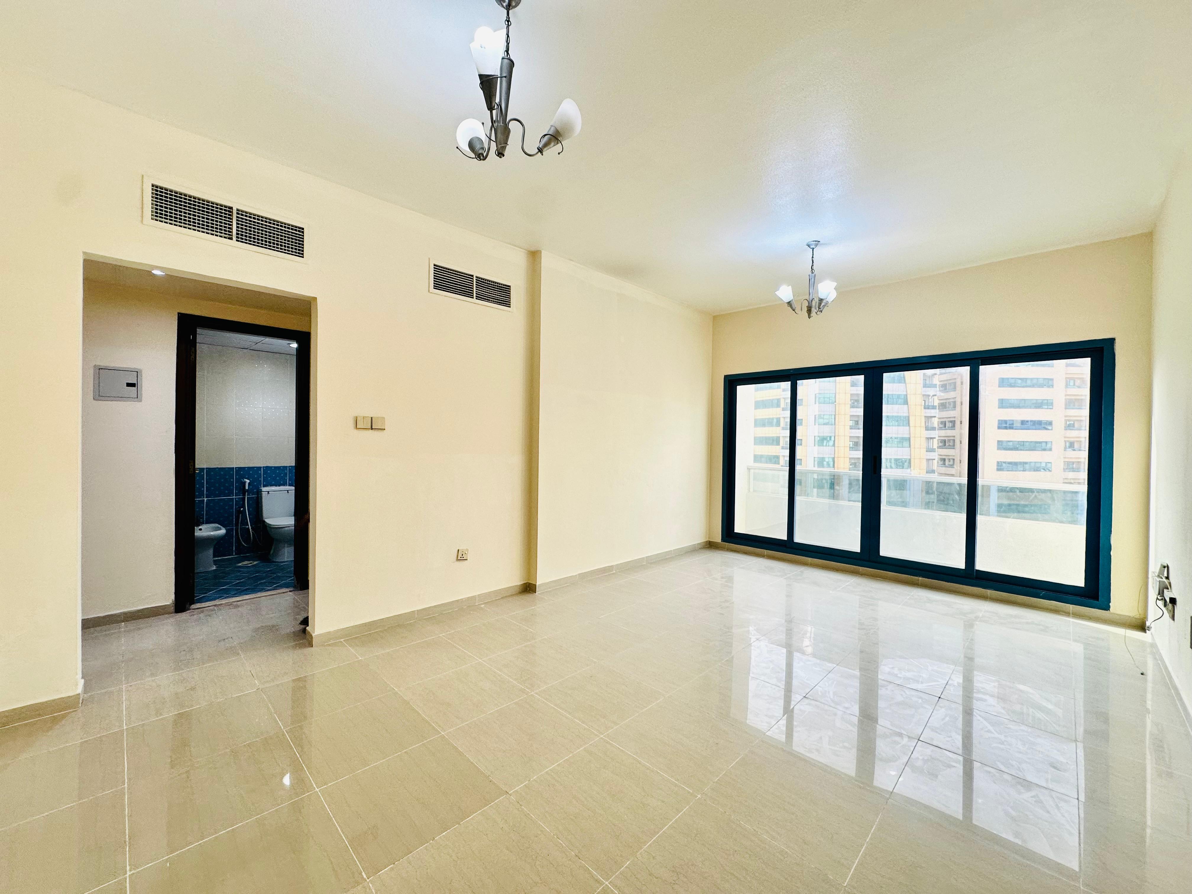 Open view balcony with 2 washroom big size 1bhk close hall