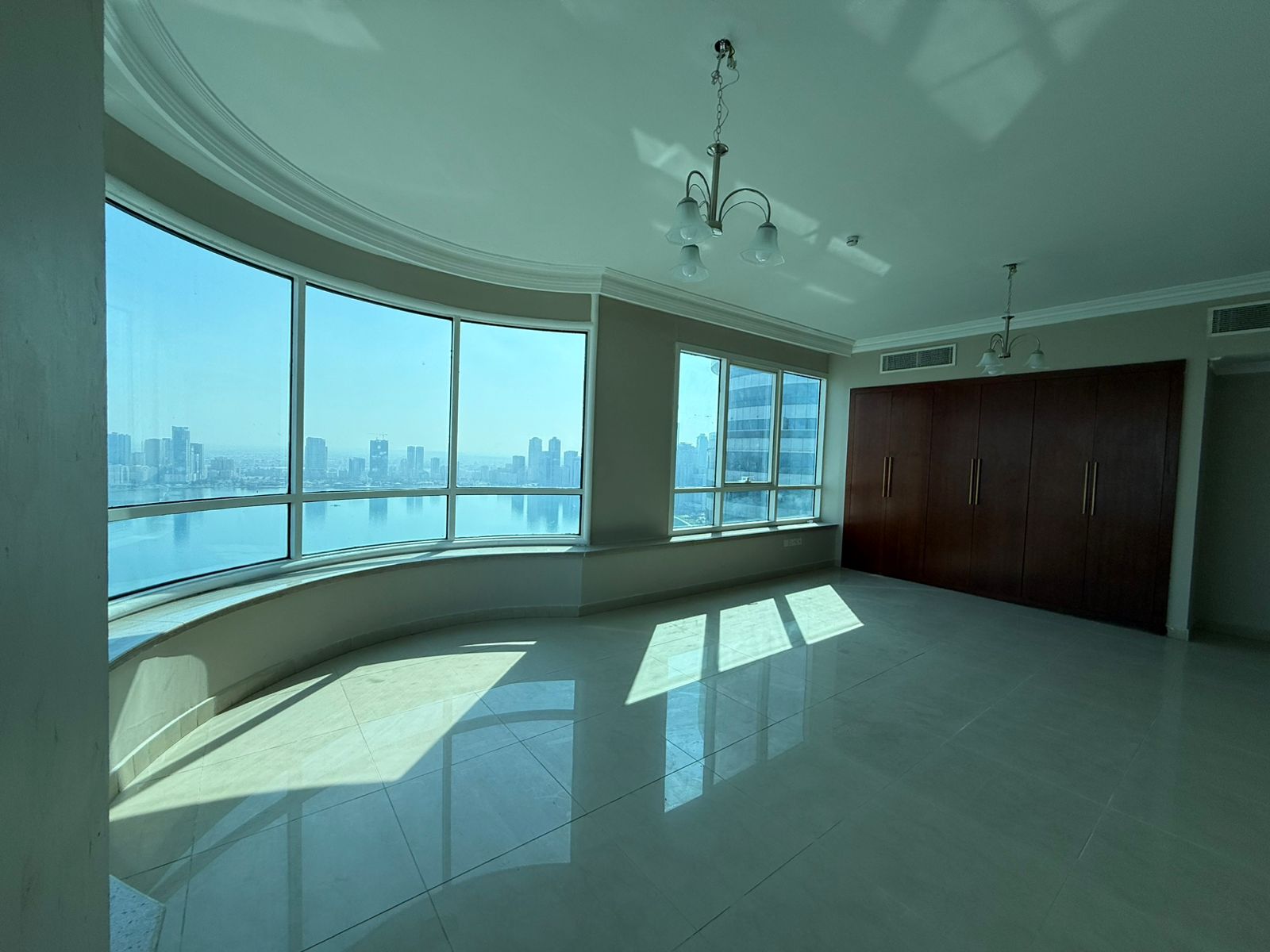 Free AC – Gym & Pool – 1 Month Free – 3BR Apartment – All Master Rooms – 5 Bathrooms – Built-in Wardrobes – 3000 sqft – Al Majaz 3