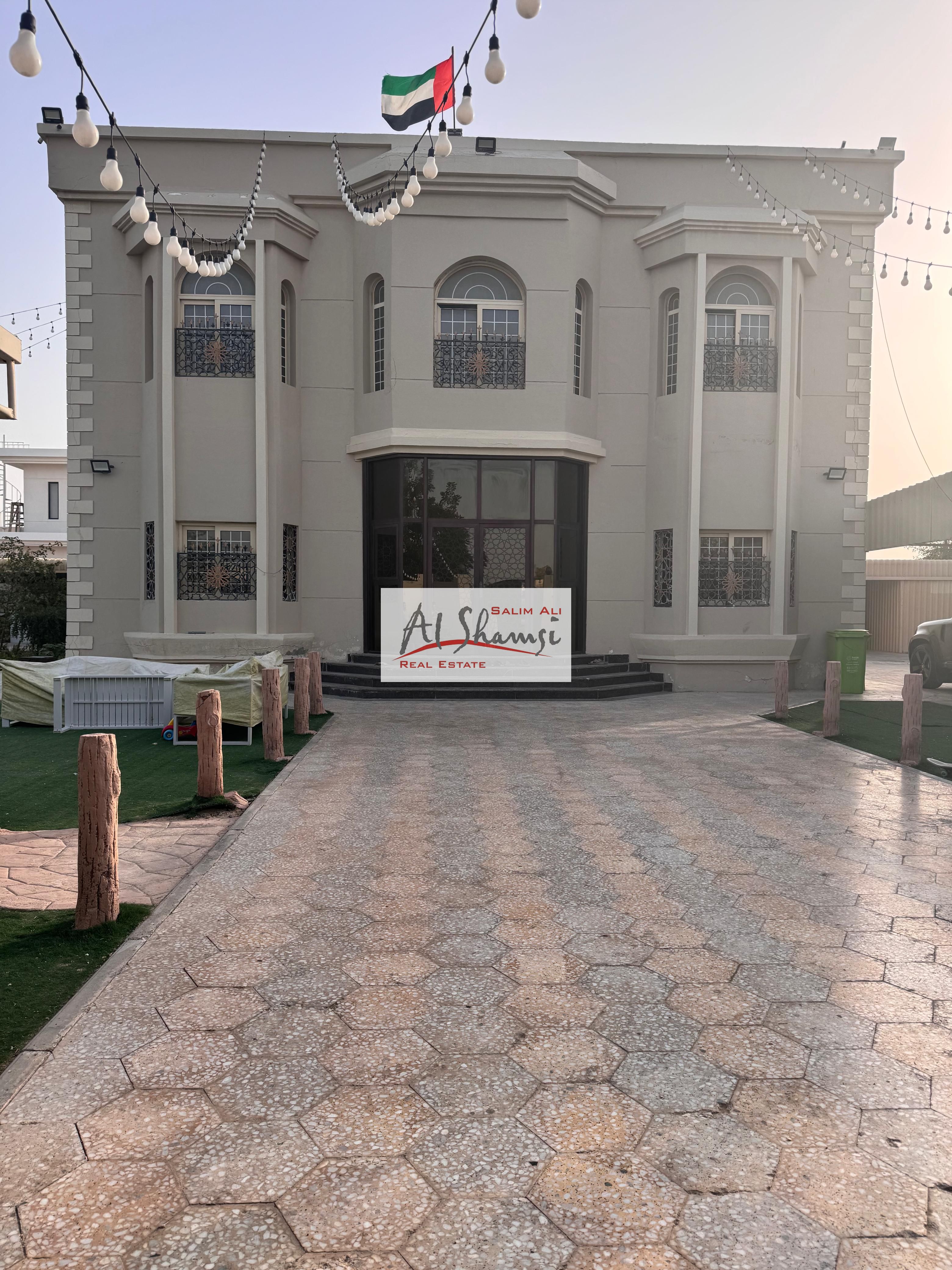 Ground and first floor villa for sale in Al Rahmaniyah, Sharjah