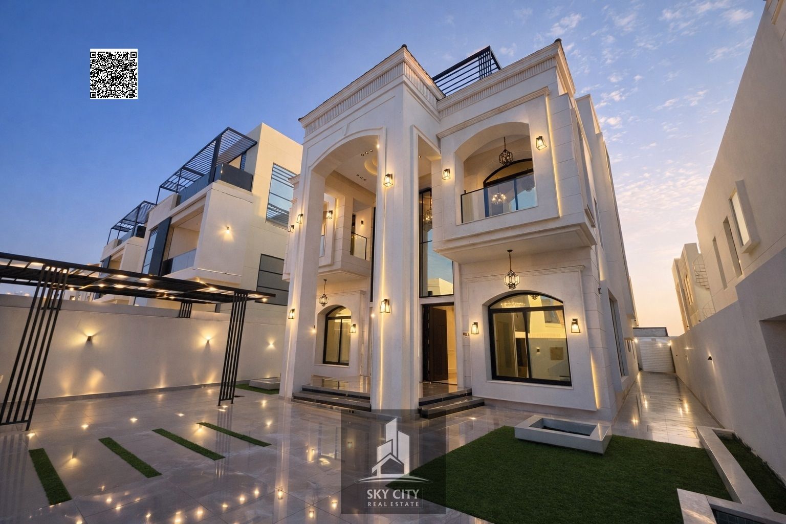Ultra-Luxury Villa for Sale in Al Bahia – 4,500 sq. ft | First Roof | 5 Minutes from Al Zorah Beach