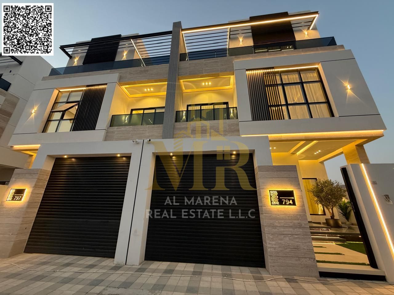 Semi-detached villas for sale in Al Tallah area – Ajman