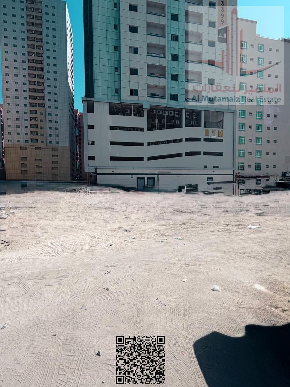 G+15 Investment Plot Second Row from Kuwait Street Al Nuaimiya