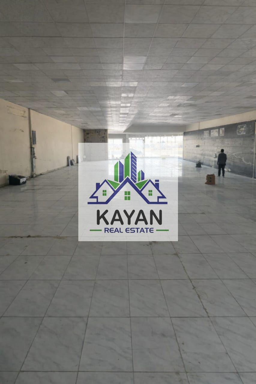 A prime commercial showroom for rent on King Faisal Street, total area of 3,000 sq. ft