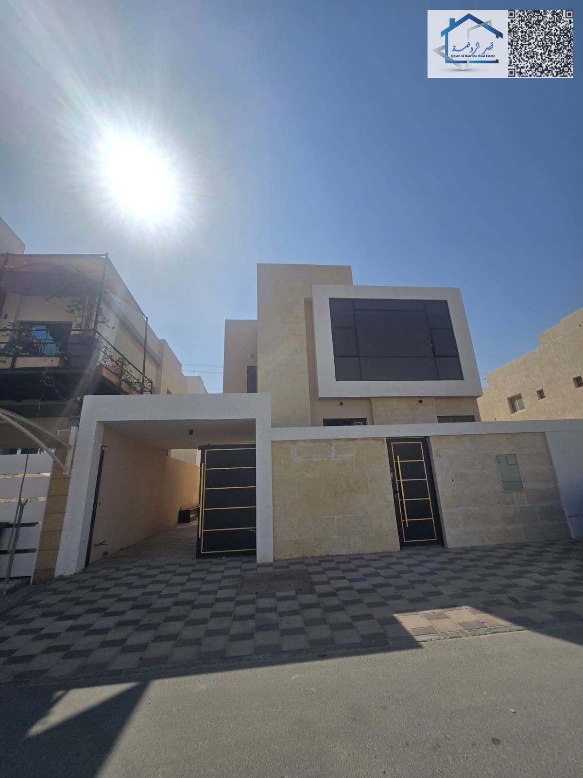 Direct from the owner, including all ownership fees. A villa in one of Ajman's most luxurious villas, built and finished to a super deluxe standard wi