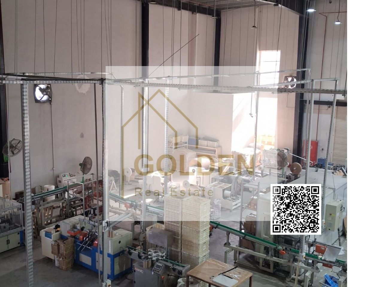 Strategic High-Power Warehouse 550 kw on Two Main Roads – Prime Location in the Heart of Umm Al Quwain Modern Industrial Area