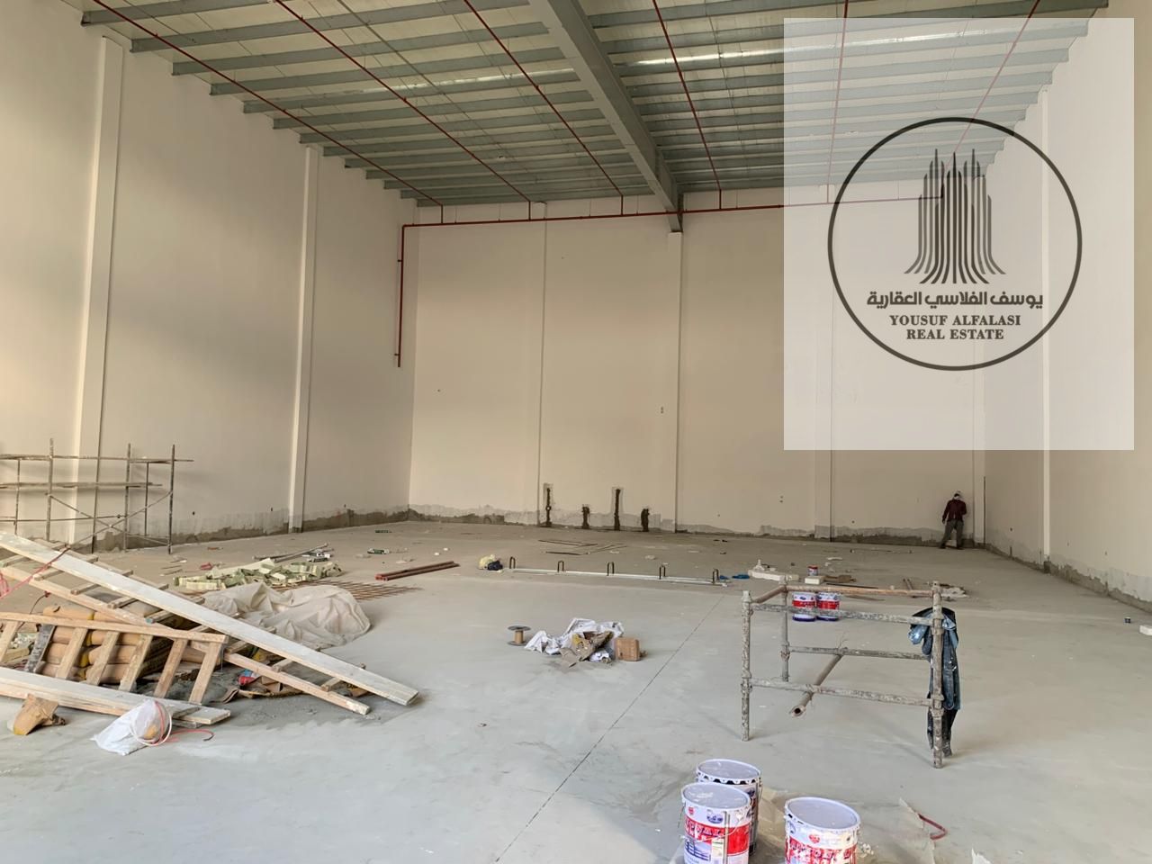 Warehouse for rent in Al Jurf Industrial Area 1 area 5500 sq ft electricity 50 kW