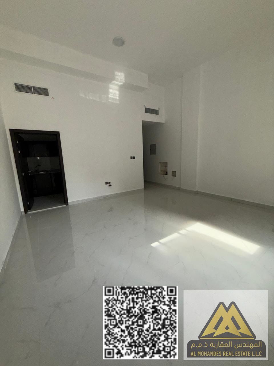 Available for annual rent – Brand new studio apartment in Al Karama, Ajman