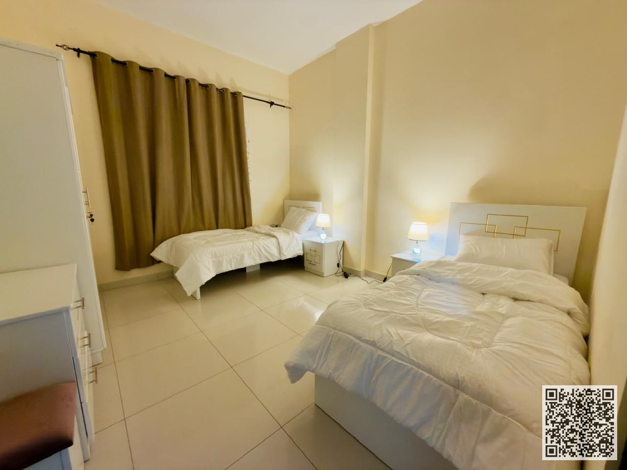 Two luxurious, fully furnished bedrooms and a living room for monthly rent in Ajman - Al Rawda 1