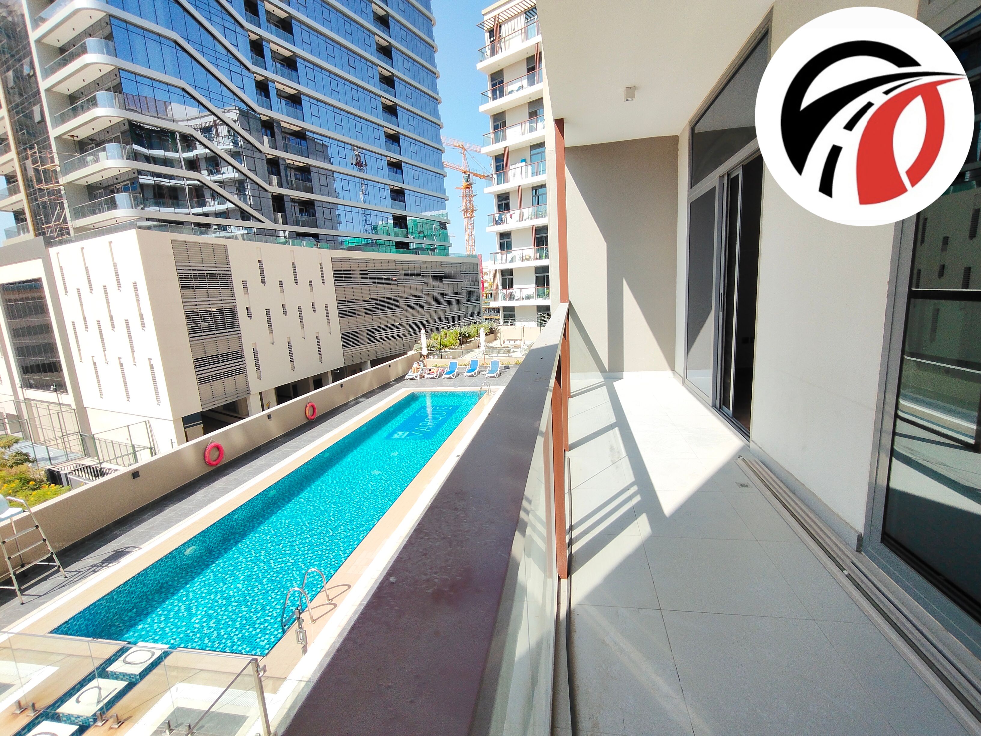 Spacious 1 bhk unfurnished apartment with luxury amenities/ center of arjan