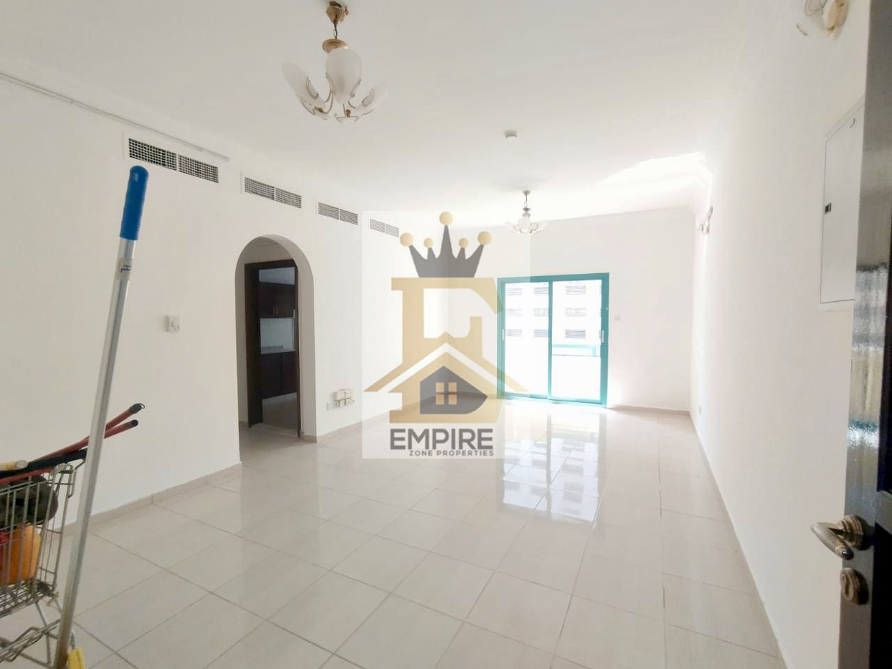 With 2 balcony with Gym pool Access free Very Specious bright bigger Apartment With Master bedroom Main Street Exit Too Dubai very Easy Near Mosque
