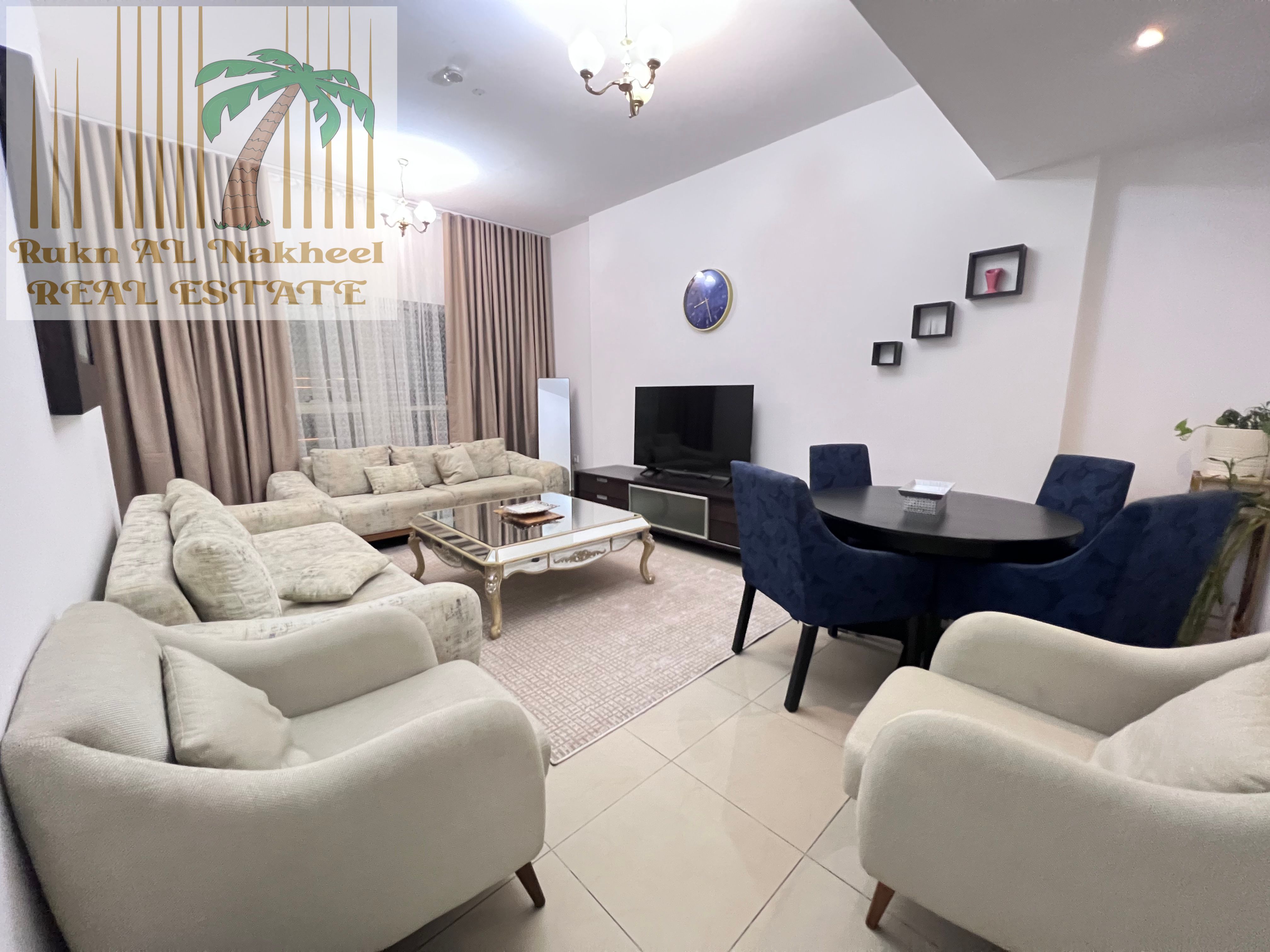 Fully furnished monthly 3bhk 3bath with balcony open view ready to move in good location for more details & information contact us