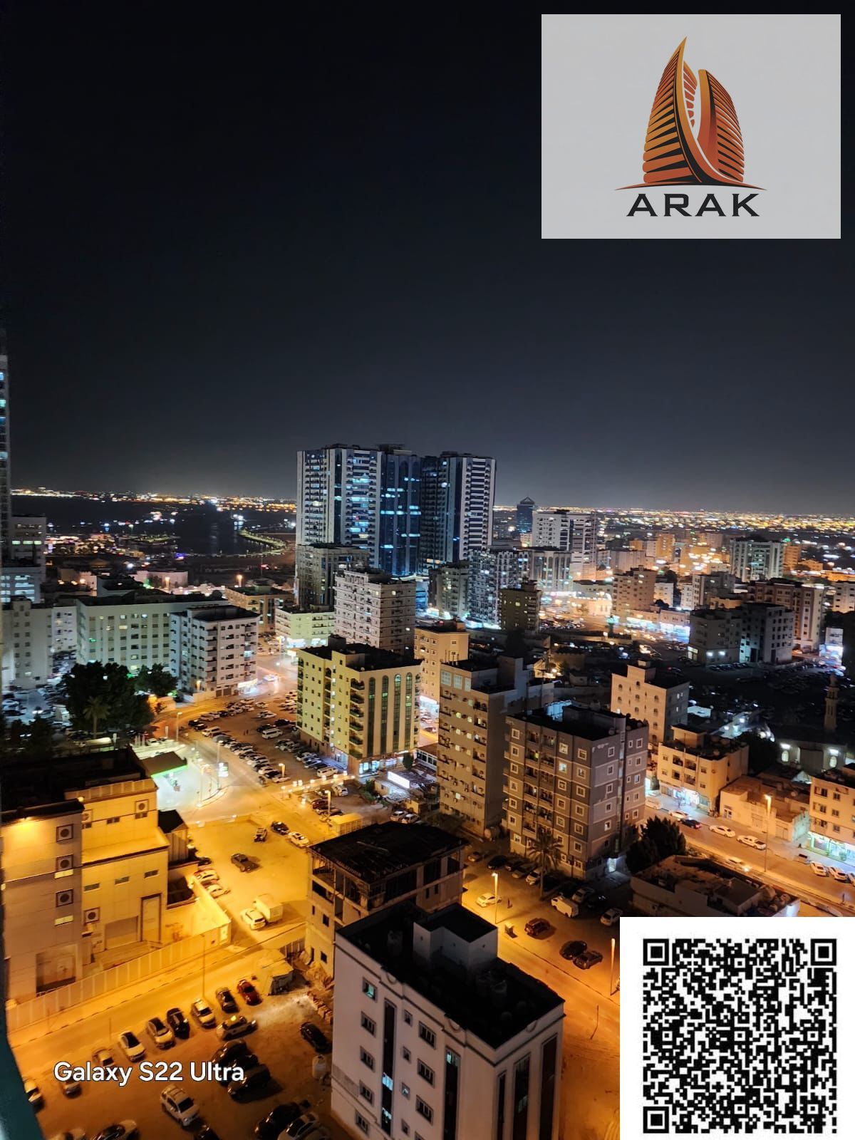 Experience exceptional living on Ajman Corniche in a one-bedroom apartment with a living room, two bathrooms