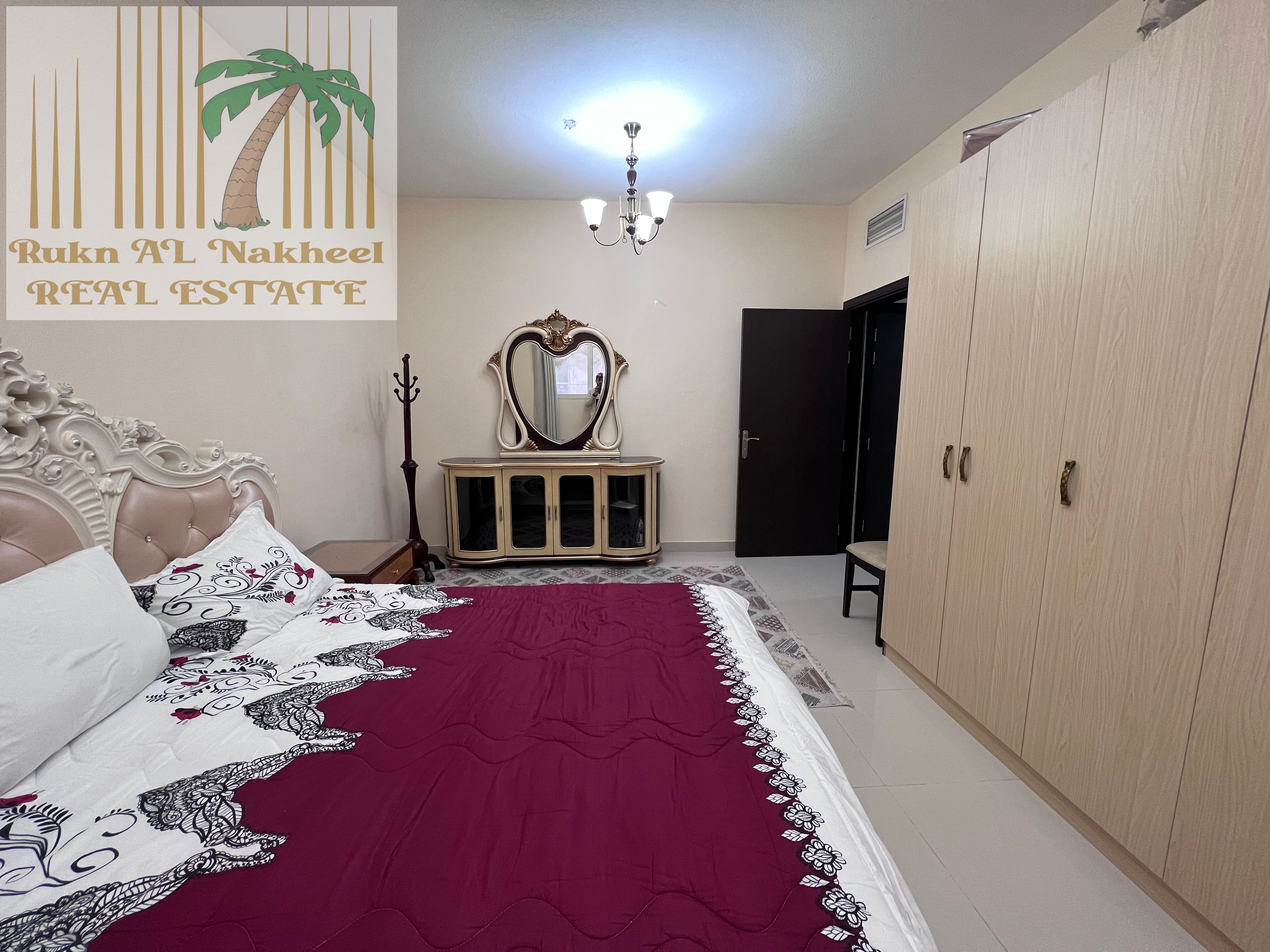 INCLUDING ALL Fully furnished monthly 2bhk 2bath balcony with open view ready to move in good location for more details & information contact us