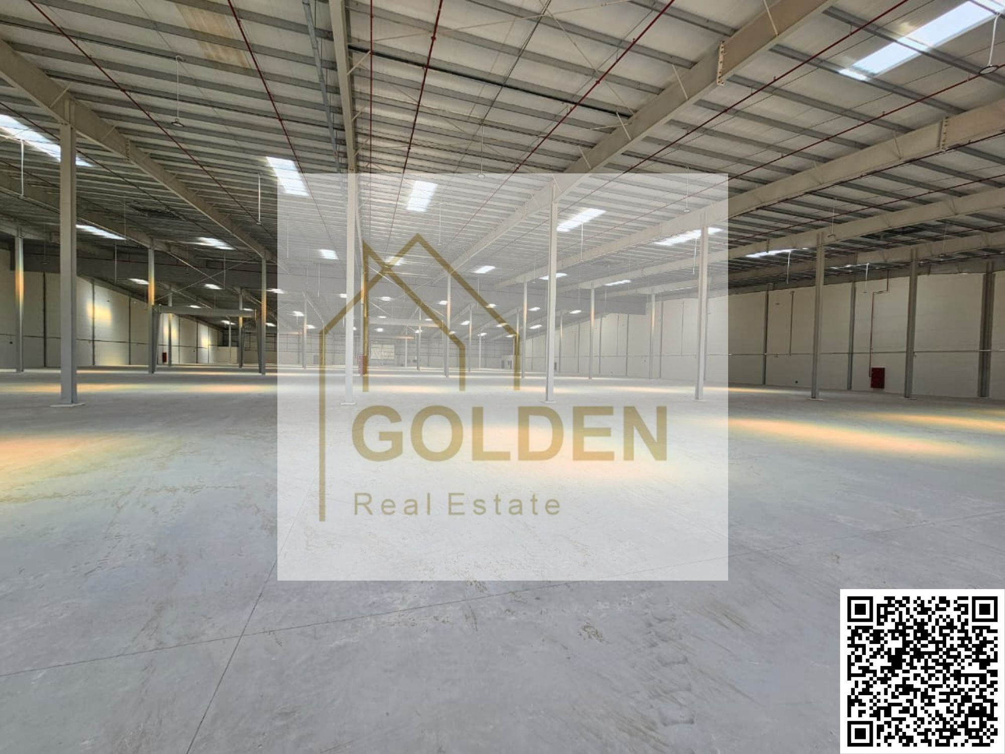 Excellent rate of AED 30 per sq. ft without security deposit, 14.5-meter height, with a prime location on 3 main roads for easy loading, unloading, and