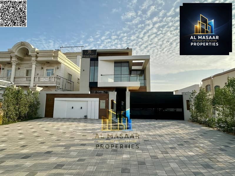 Villa for sale in the heart of Ajman, steps away from Sheikh Ammar Street, ready to move in, freehold ownership for all nationalities