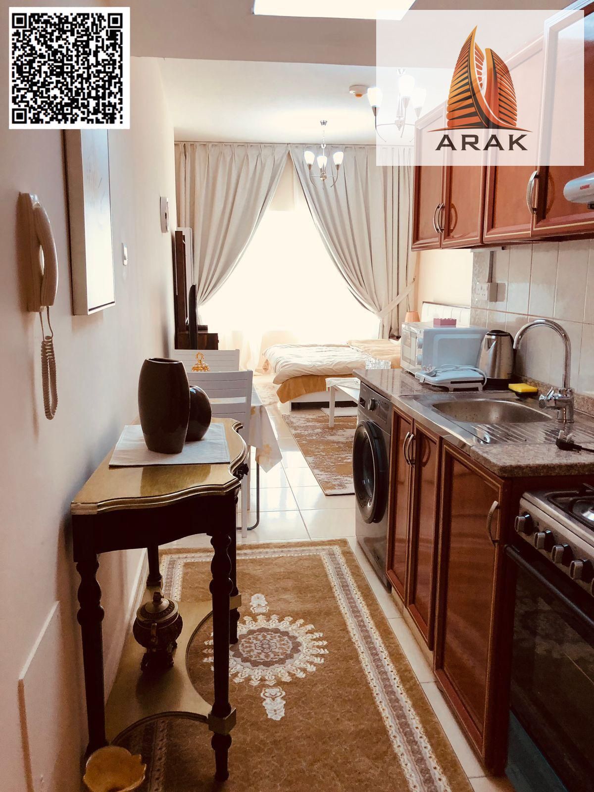 Take advantage of this exceptional opportunity for investment or premium living in a strategic location within Orient Towers, Ajman. This studio is t