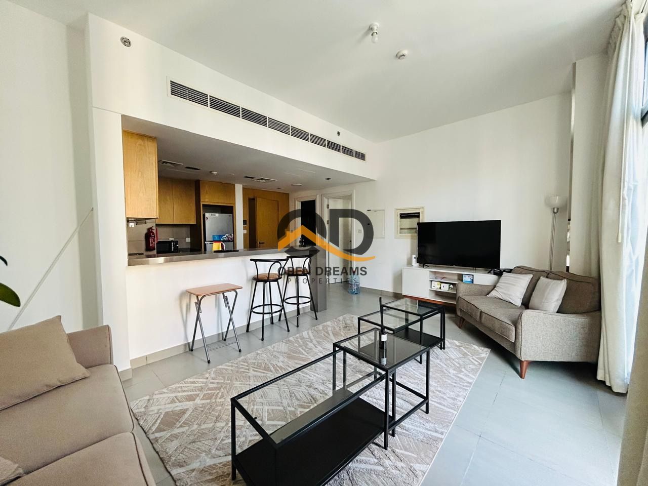 Spacious 1 BHK