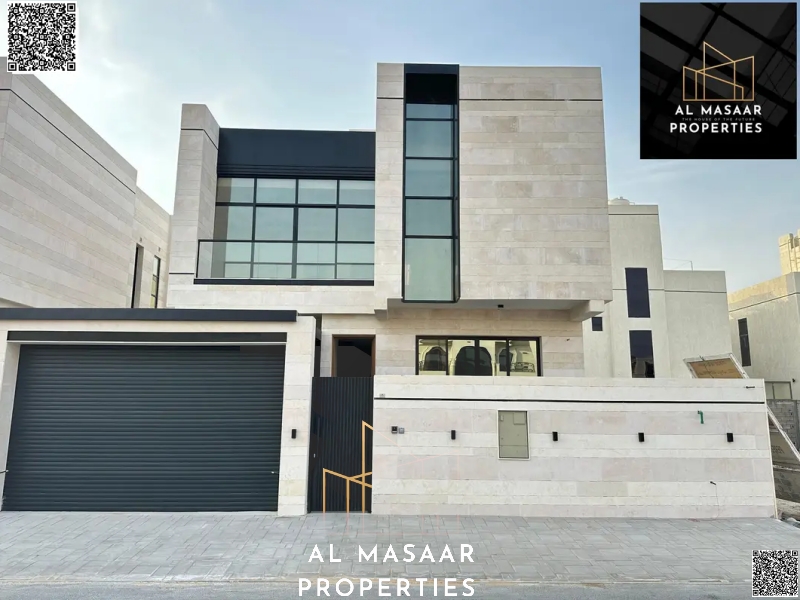 Villa for sale directly from the owner, freehold, open to all nationalities, two floors and a roof, central air conditioning