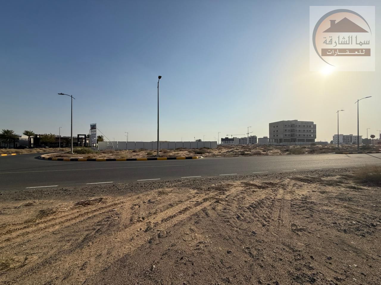 For sale: Residential land for ground + 4 floors, prime location in Tilal City – Sharjah