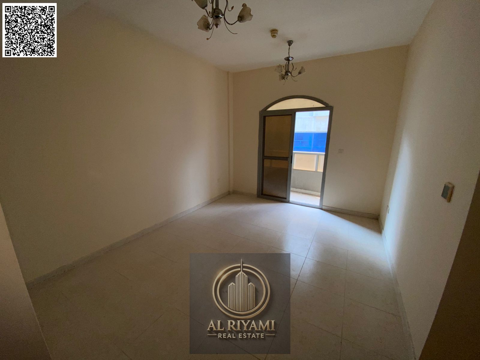 Two-bedroom apartment with a living room and balcony for annual rent in Al Nuaimiya 1