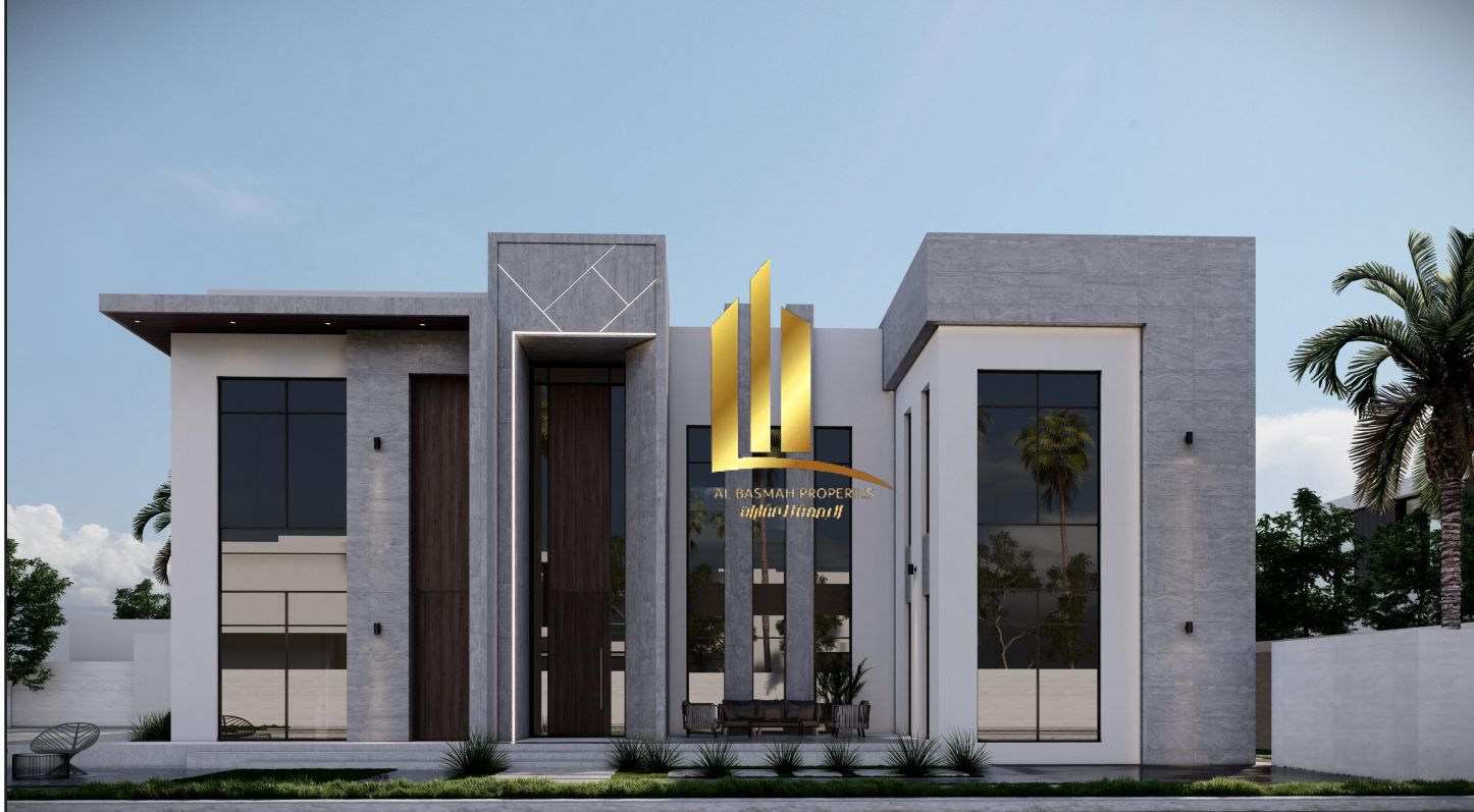 For sale: a luxurious villa, a rare find, with a modern design featuring artificial intelligence in Al Hoshi, Sharjah Emirate.