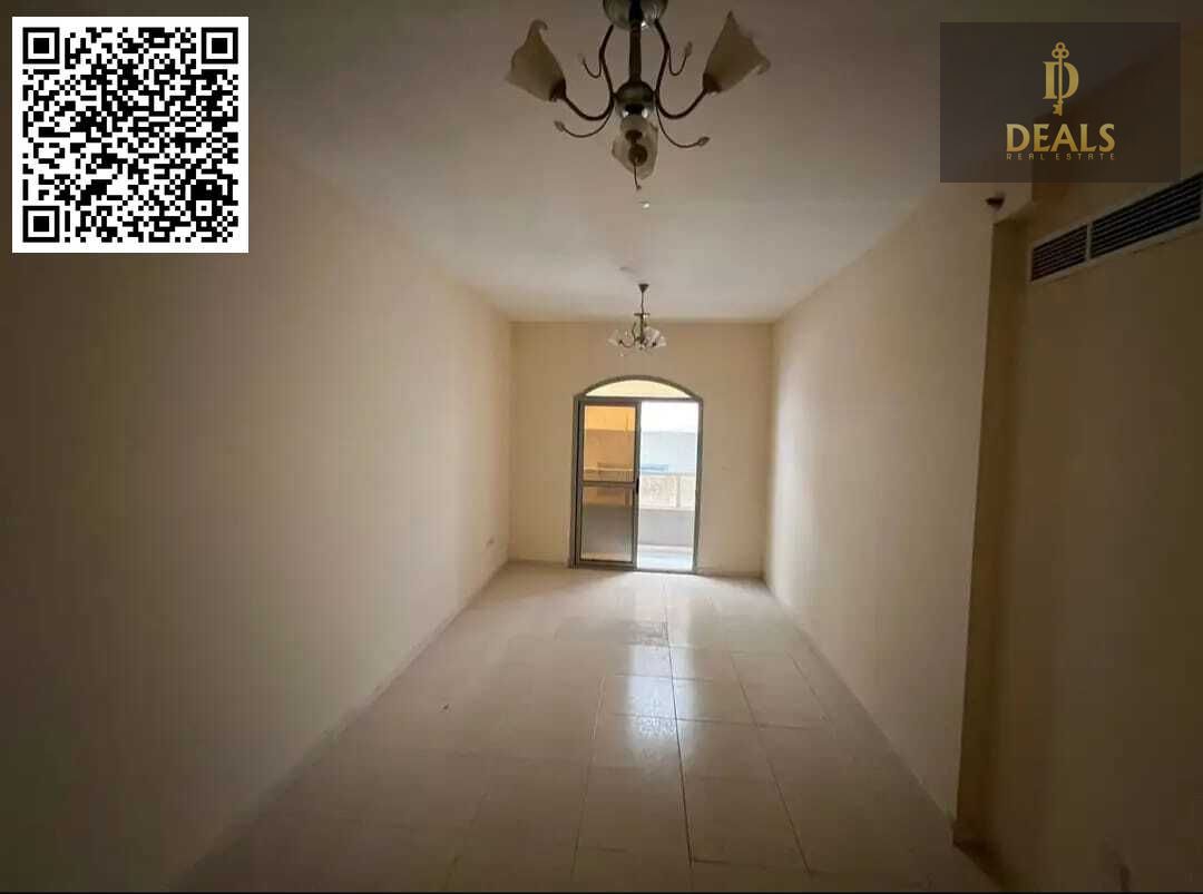 For Rent in Al Nuaimiya 1 Opposite Al Nuaimiya Towers 2BR Balcony Central AC Free Parking 35K 6 Payments Easy Access to Dubai & Sharjah