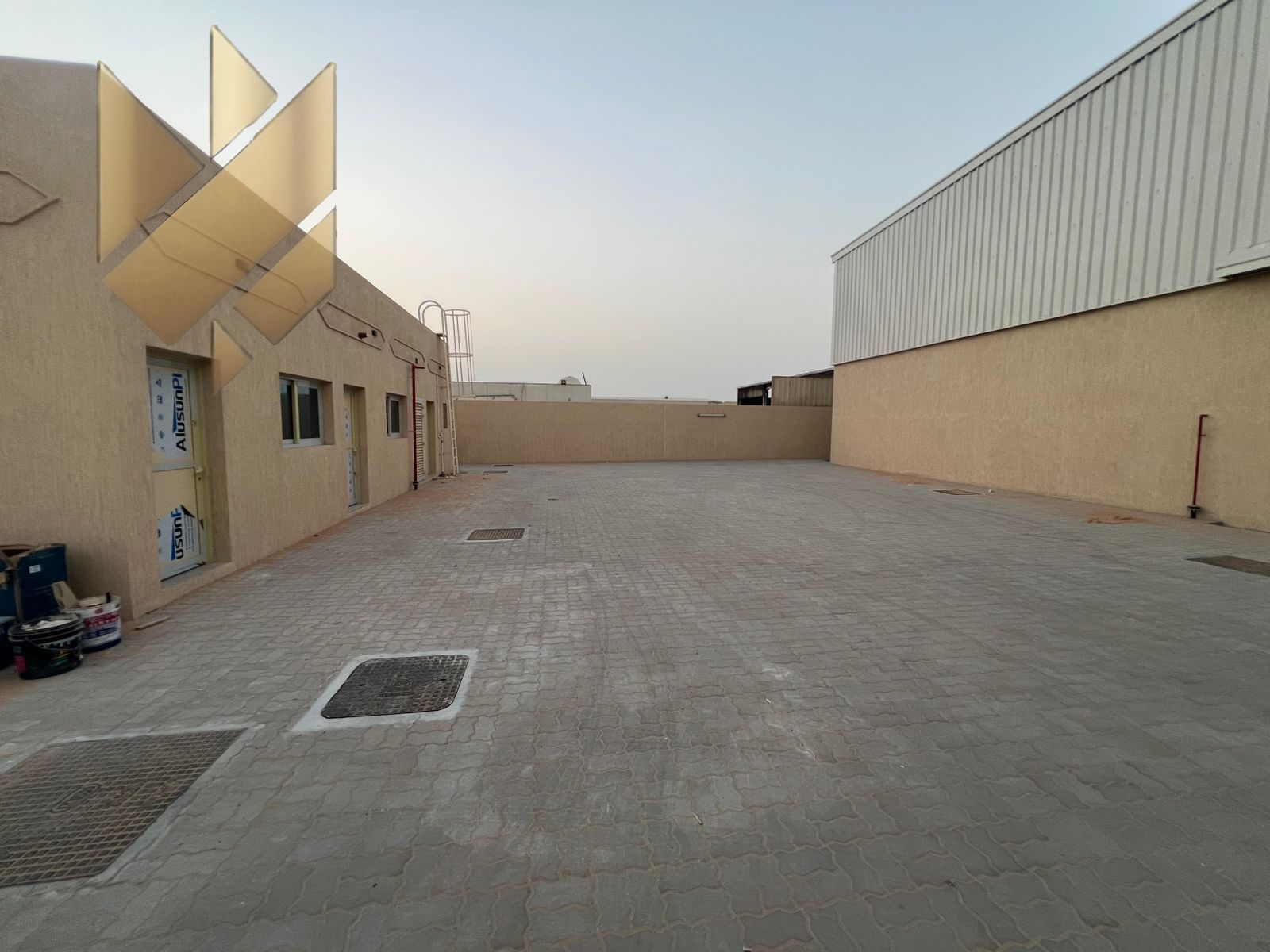 Factory Yard 24500 sq. ft in Al Suja’a with Offices