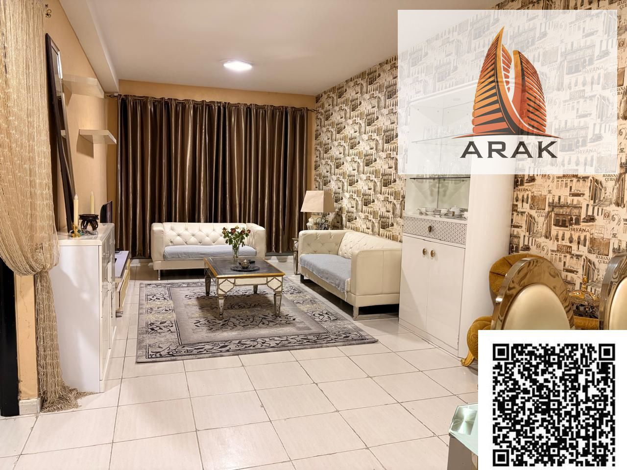 Enjoy premium living on Ajman Corniche in a one-bedroom apartment with a direct sea view, offering a refined atmosphere and a constant