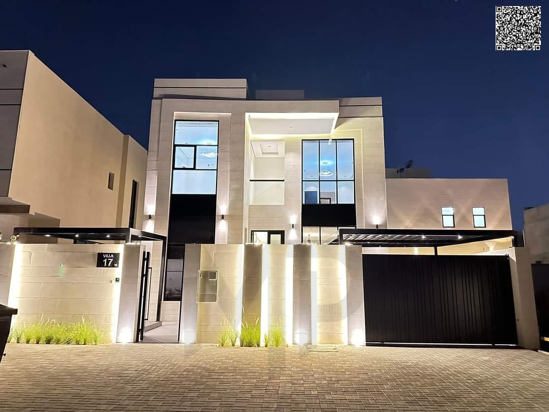 A villa in a very special location, close to Sheikh Mohammed bin Zayed Road, an ideal opportunity for housing and investment, directly from the owner,