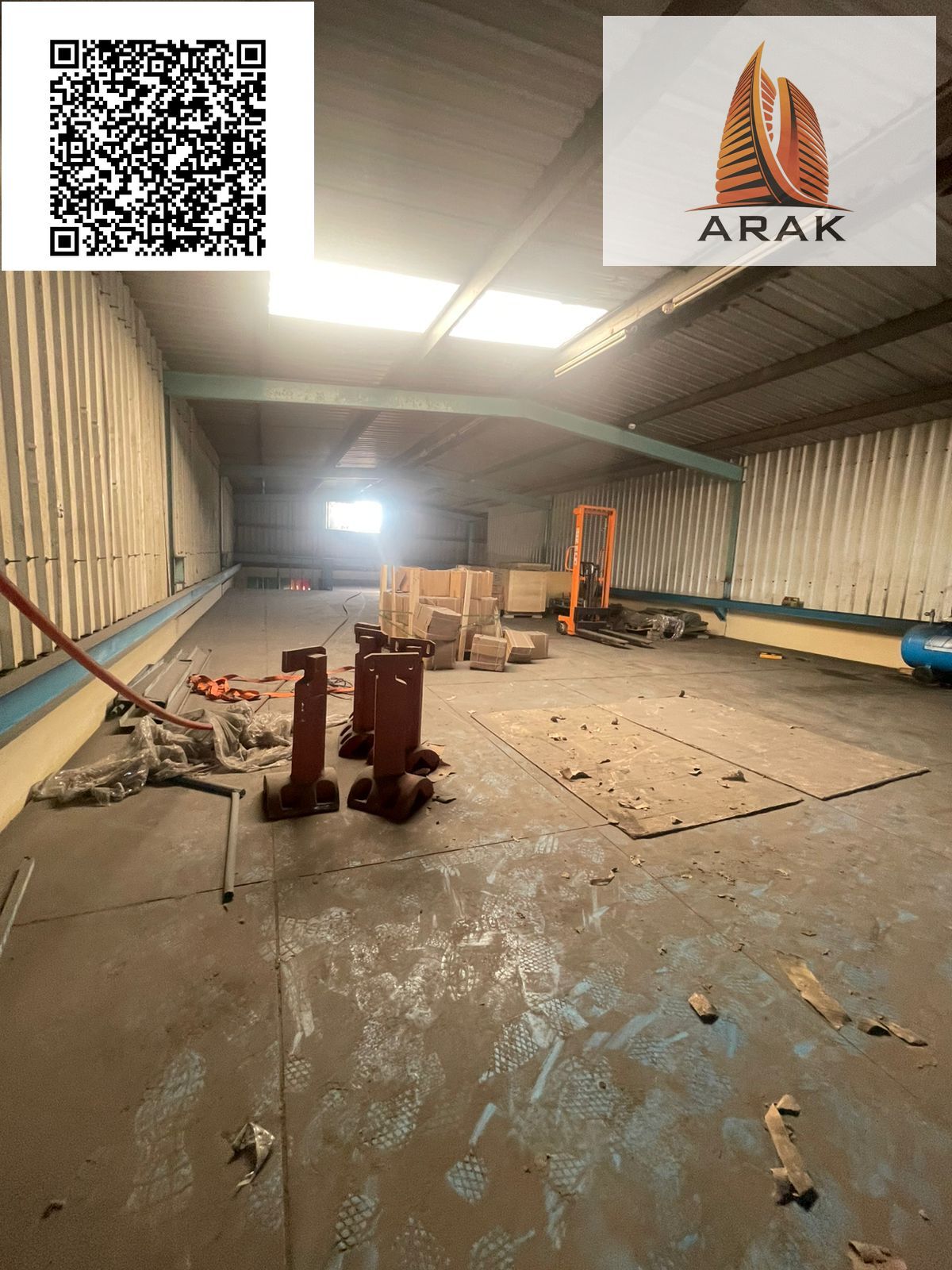 Two warehouses for rent in Ajman, located in Industrial Area 2