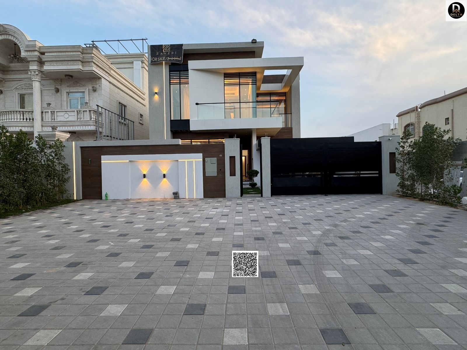 Brand new villa in Ajman with 5 master bedrooms | Prime location on the main road | Close to schools and the E311 highway Includes electricity, water