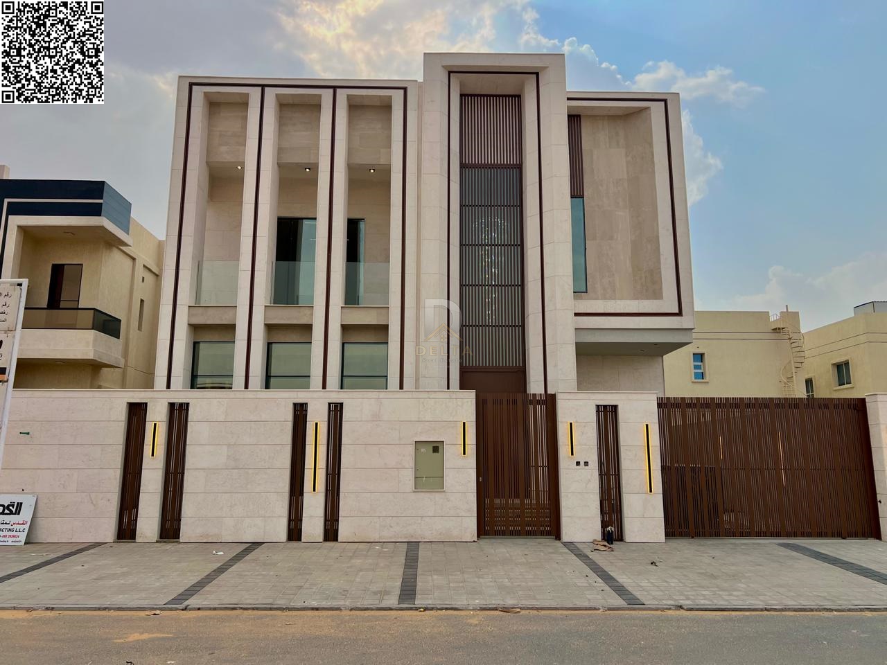 Villa for sale in Al Alia - one of the most prestigious areas of Ajman - a luxurious villa, super deluxe finishing, price includes air conditioning