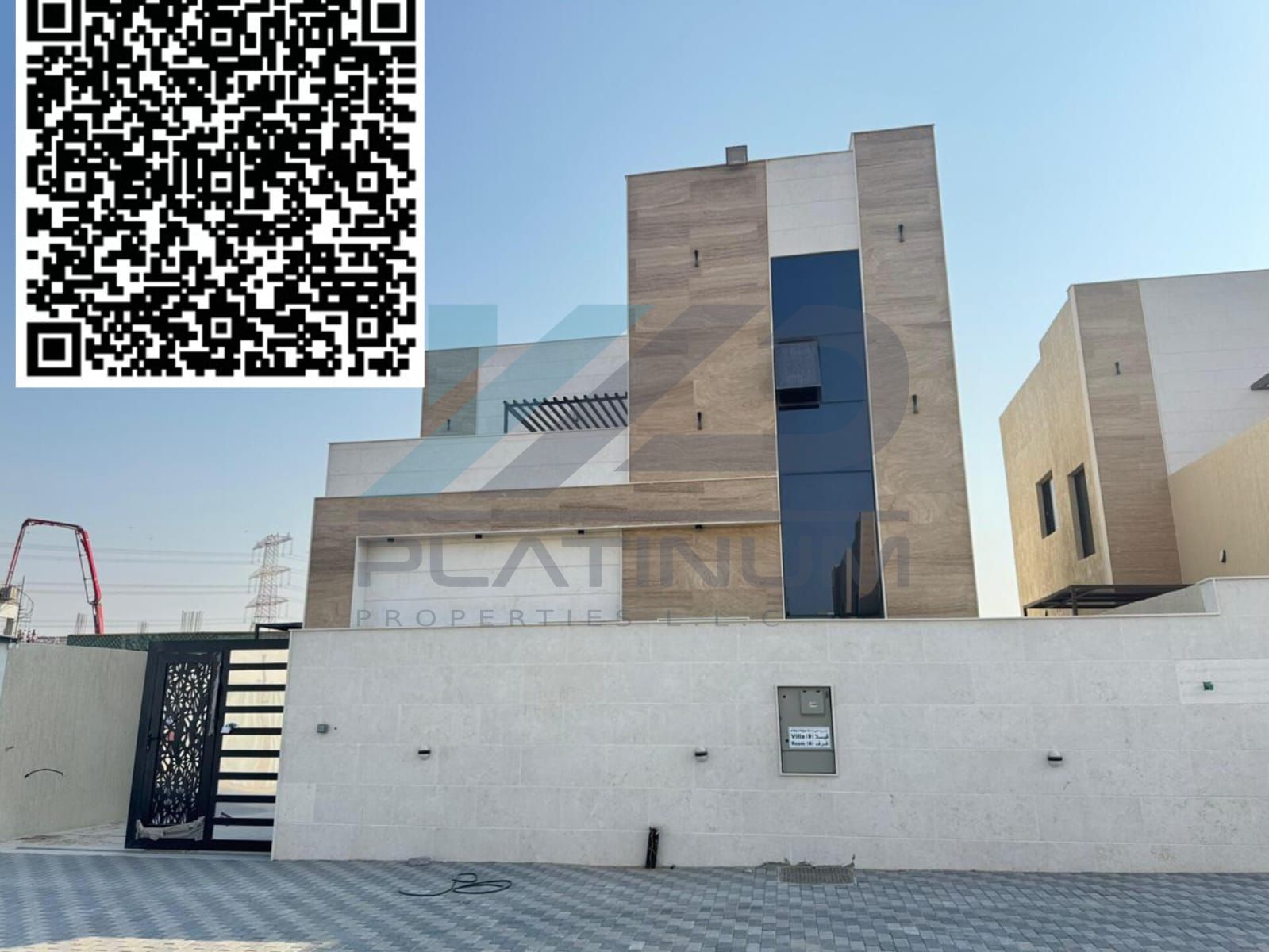 For annual rent in Ajman, a luxury villa in a vital location in Al Helio 2