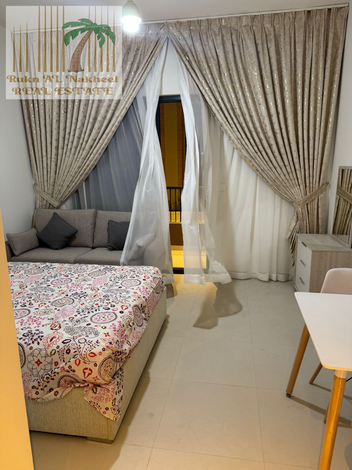 Including all Fully furnished monthly gym pool studio balcony with open view ready to move in good location for more details & information contact us