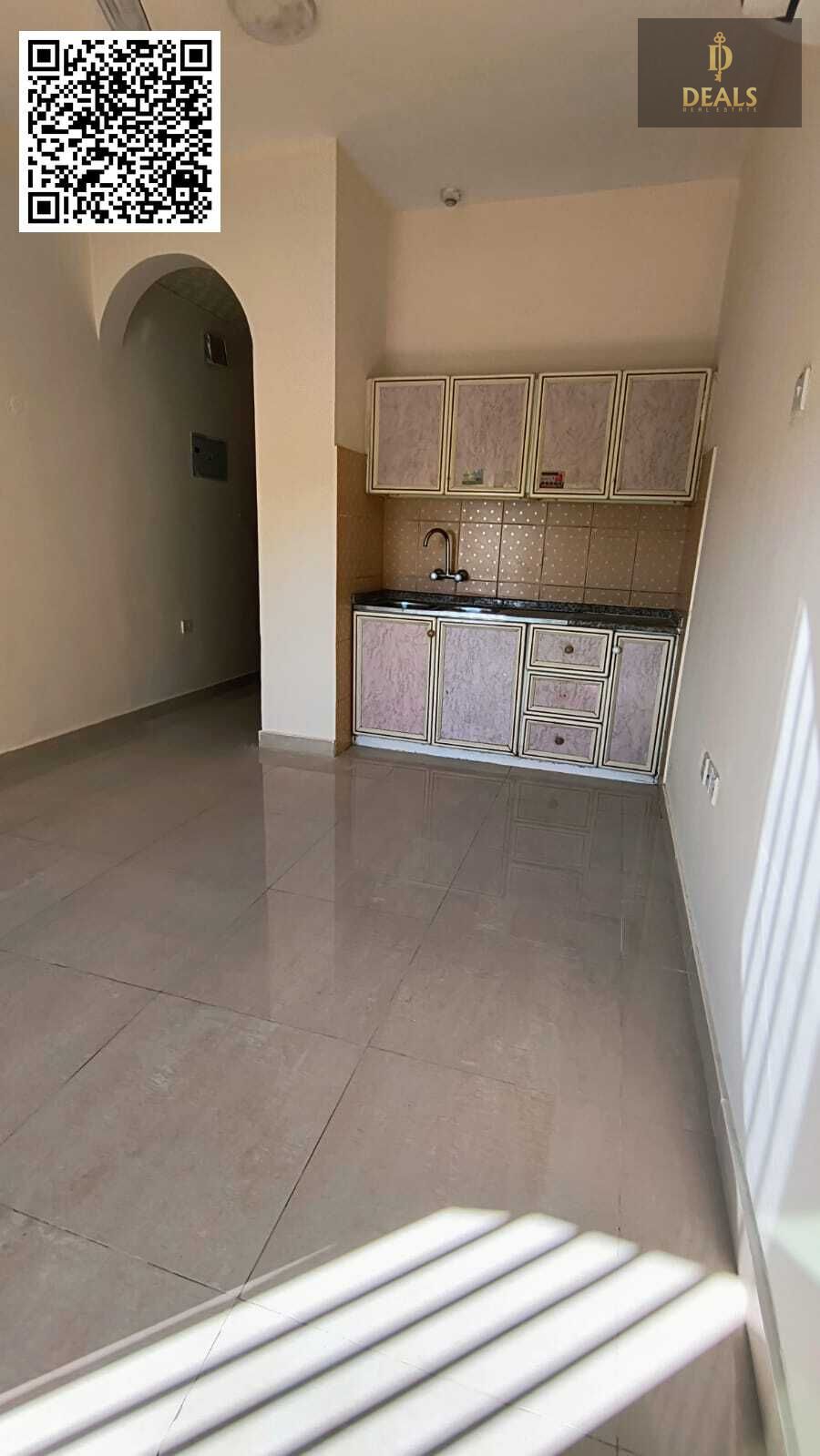 Studio for rent in Al Bustan, separate kitchen & bath, 20k