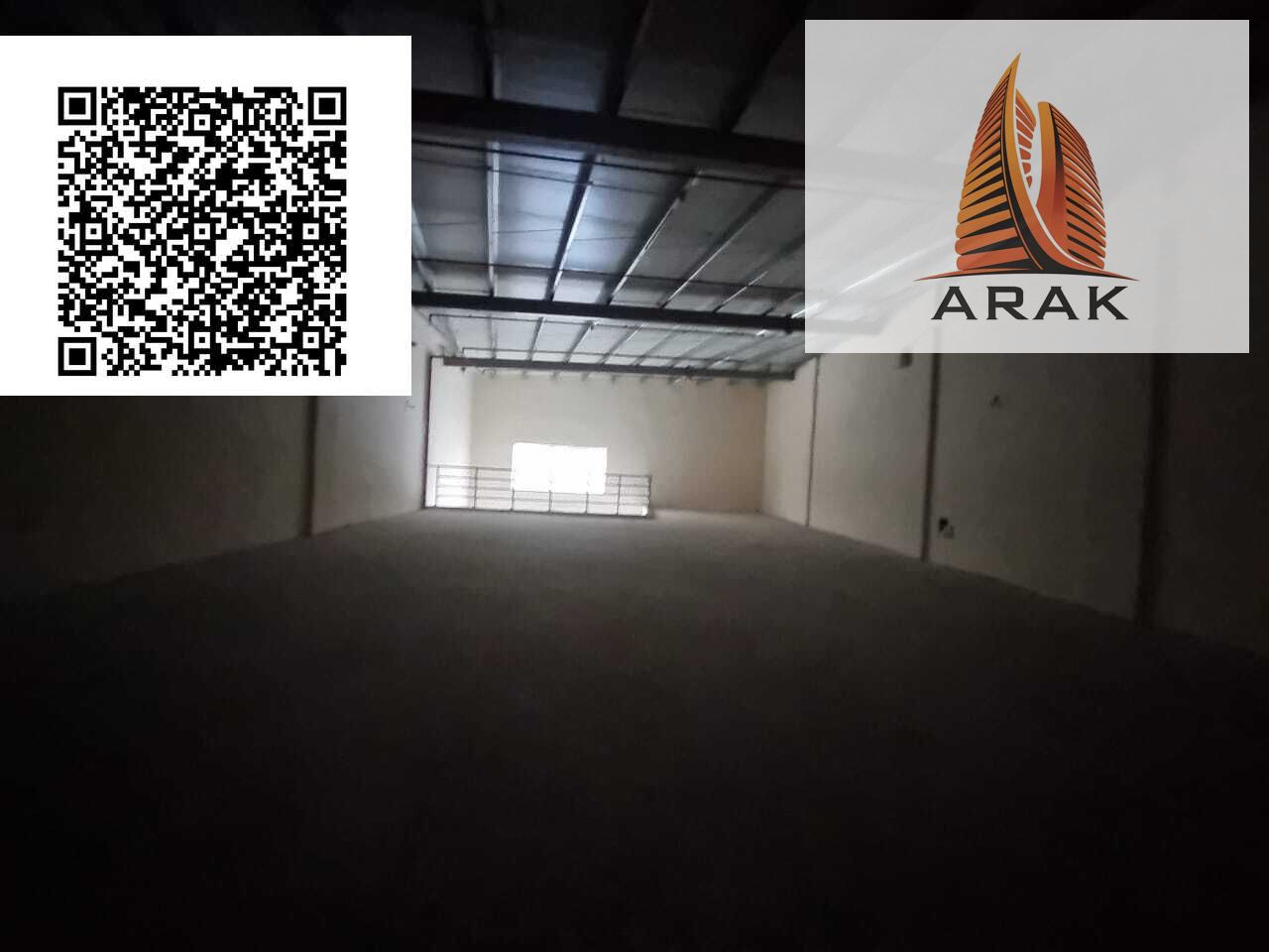 For annual rent, a well located warehouse in Al Jurf Industrial Area