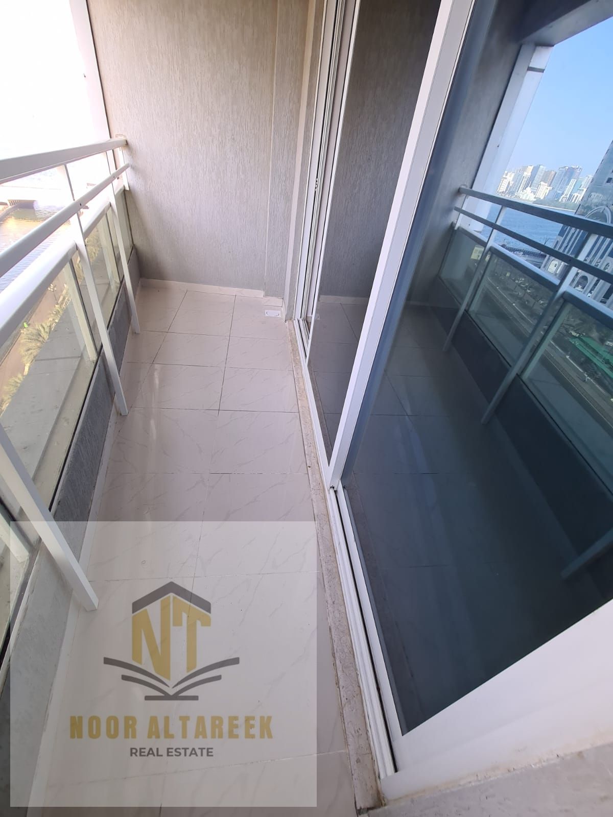 Outstanding apartment for rent in Al Qasba, located in a vibrant and prime area with a full sea view that offers a peaceful and relaxing atmosphere. T