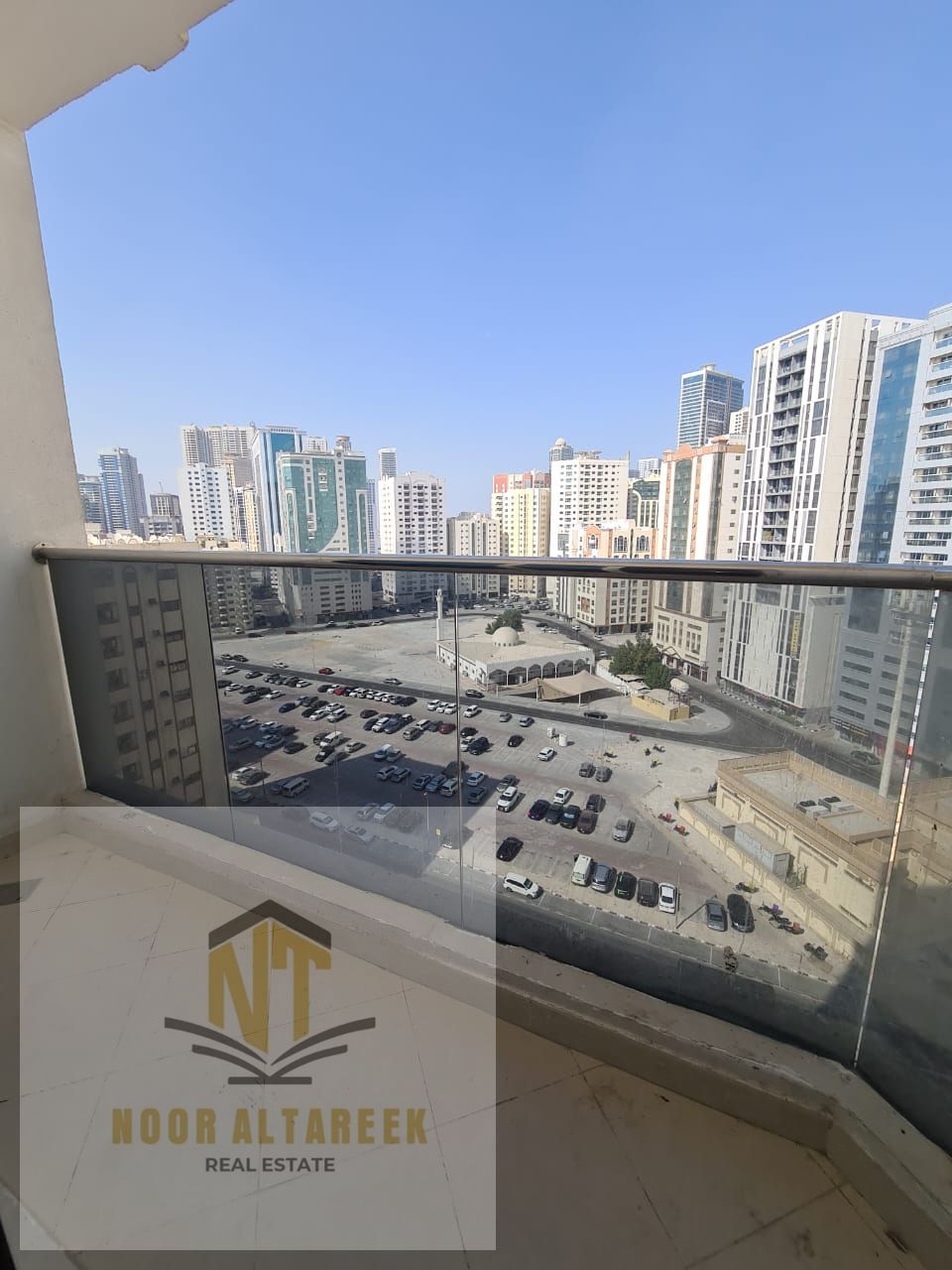 announces the availability of a well-maintained apartment for yearly rent in Al Majaz 2, located in a lively, service-oriented area close to all esse