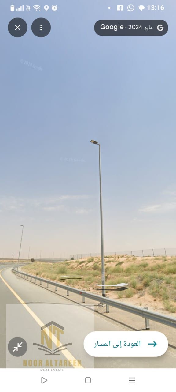 Land for sale, commercial permit, ground floor + 2 floors, freehold, open to all nationalities. A bargain price! Noor Al Tareeq Real Estate offers inv