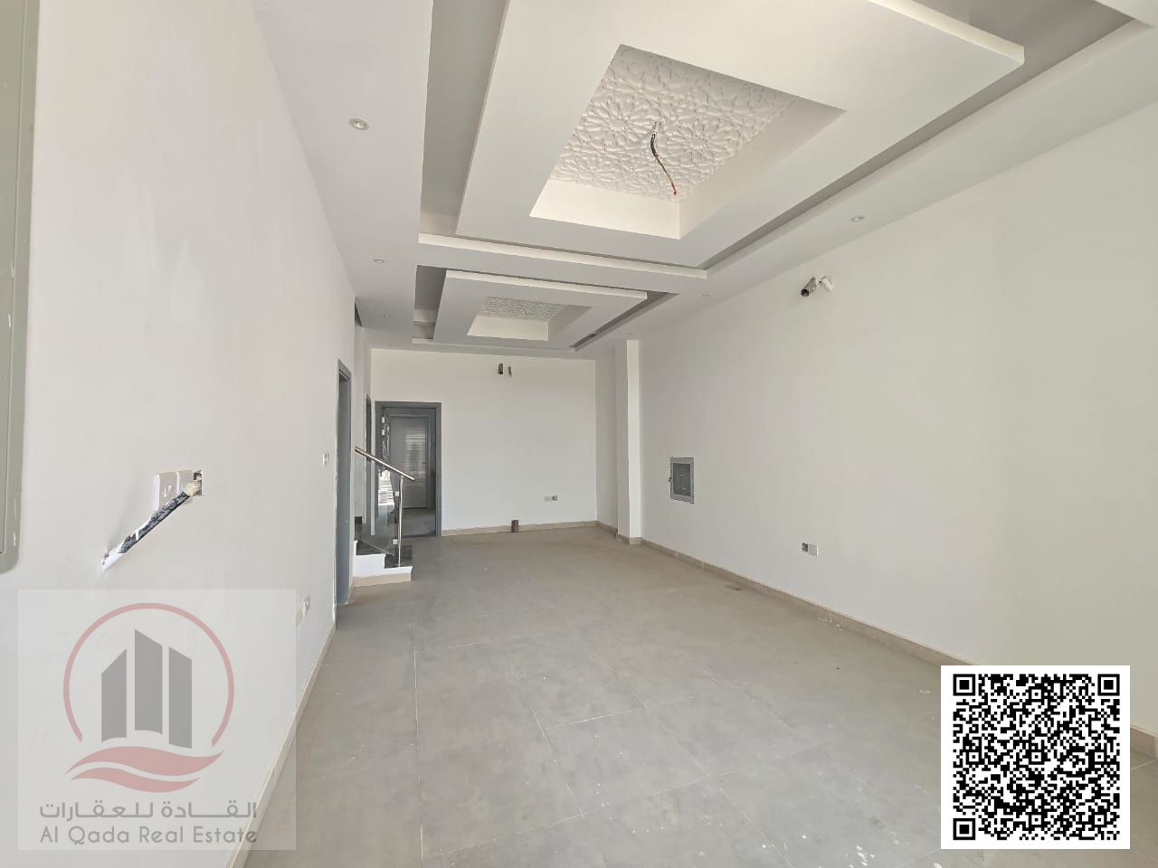 A villa among the most luxurious villas in Ajman, built and finished to a super deluxe standard, with a very large building area and rooms.