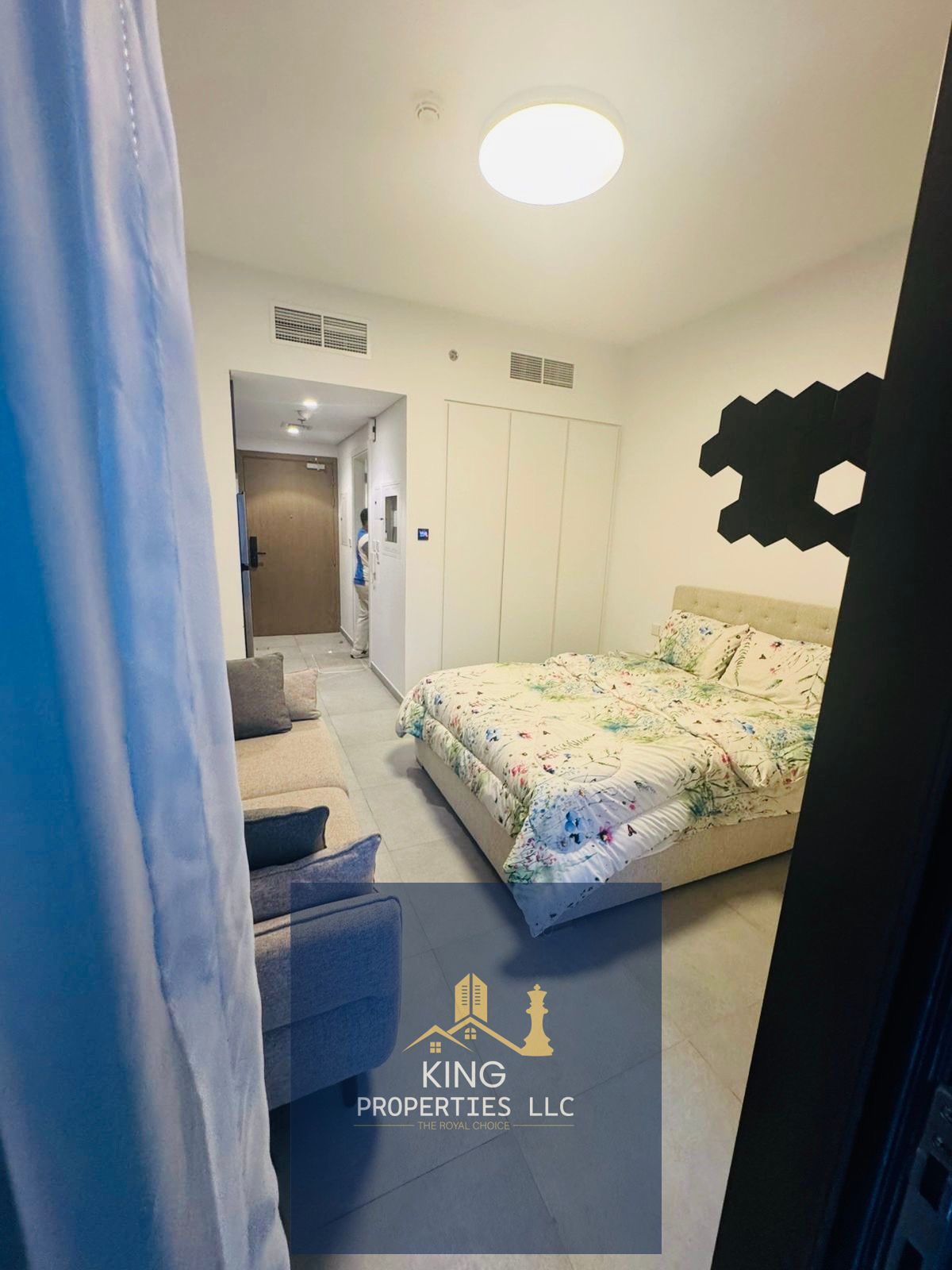 Brand new studio with balcony pool view for rent Al jada Sharjah