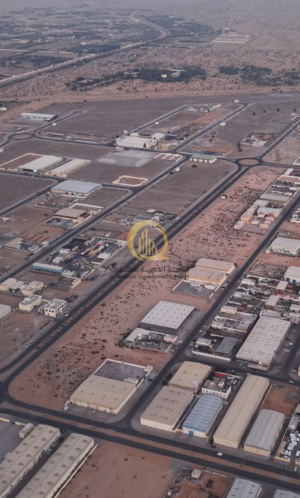 For sale: Large corner plot in the Al-Sajaa Industrial Area Land area: 1,150,000 sq. ft.