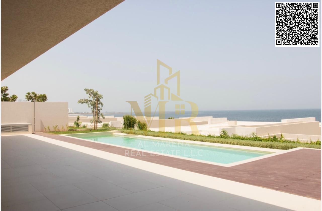 Luxury villa on Al Zorah beach – 4 master bedrooms | Swimming pool and gardens | Ready to move in