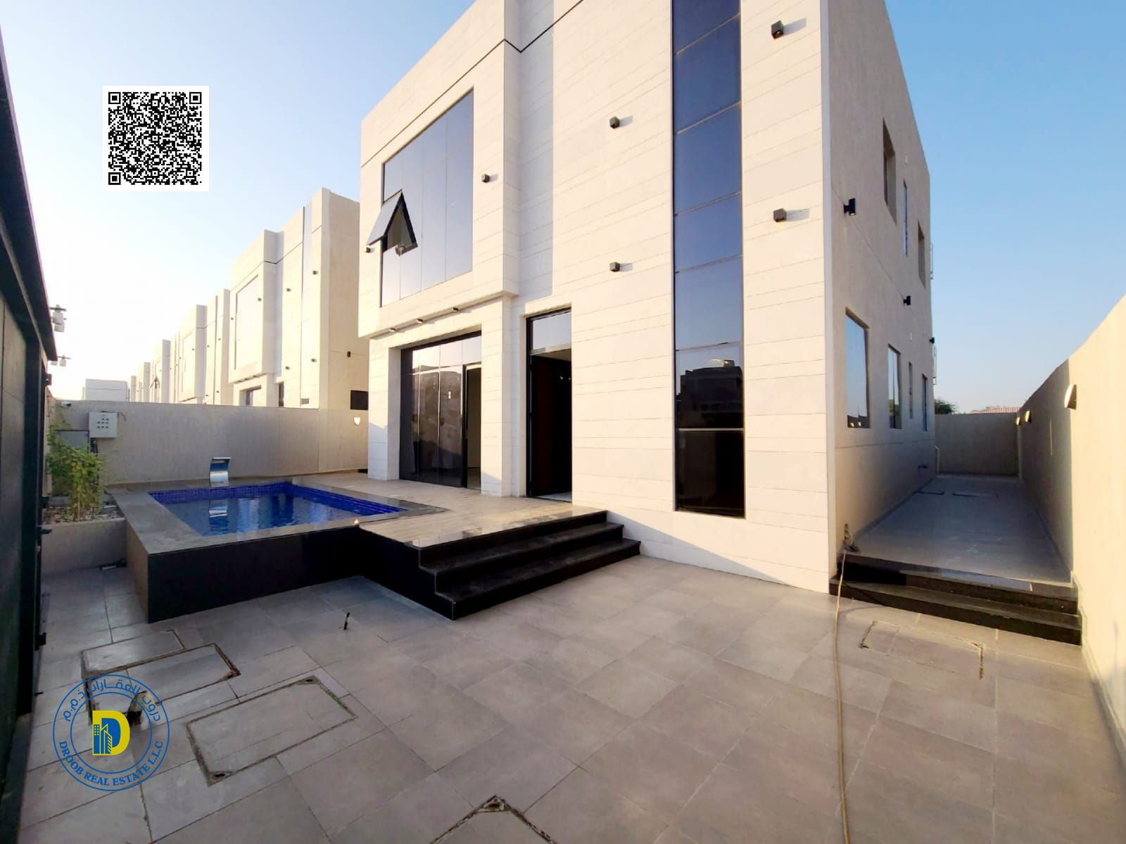 For those seeking luxury, a luxurious villa in Al-Haliou, 4 bedrooms with a swimming pool, including registration fees prime location.