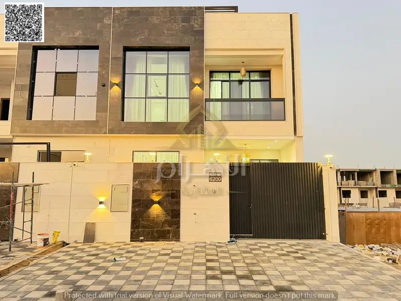 Villa for sale in Al-Haliyo 2 | Two floors and a roof | 5 master bedrooms | Built-up area 3200 sq ft | Price includes registration