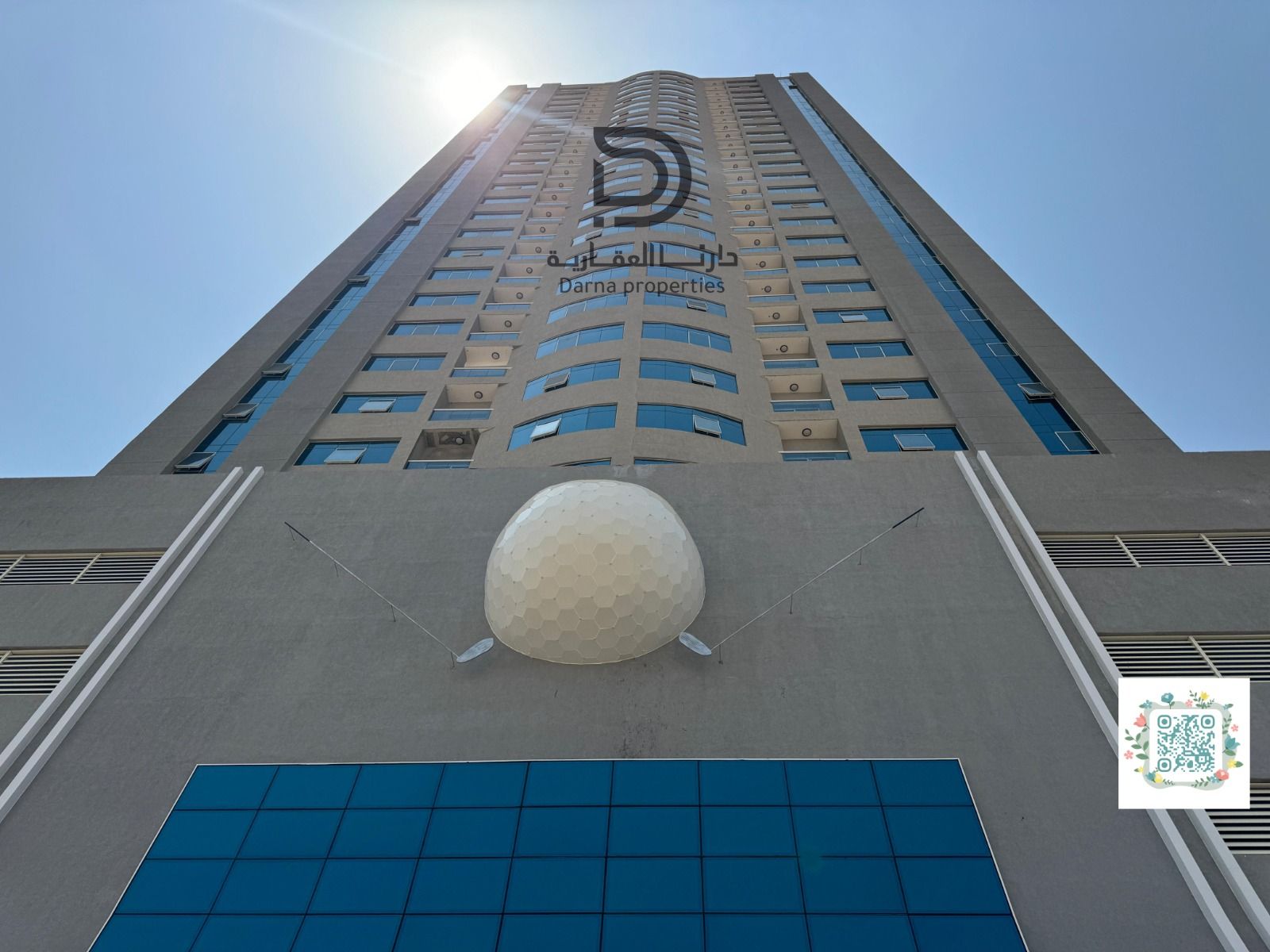 2-bedroom apartment ready to move in at Gulf Tower, Al Amra – Ajman, private parking, monthly installment AED 4,846, near Mohamed Bin Zayed, prime loc
