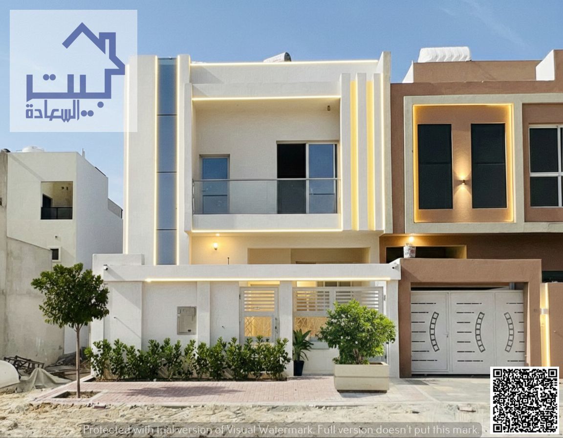 For Sale – Townhouse in Al Zahia Ajman, on the main street (two floors and a roof) freehold, attractive price