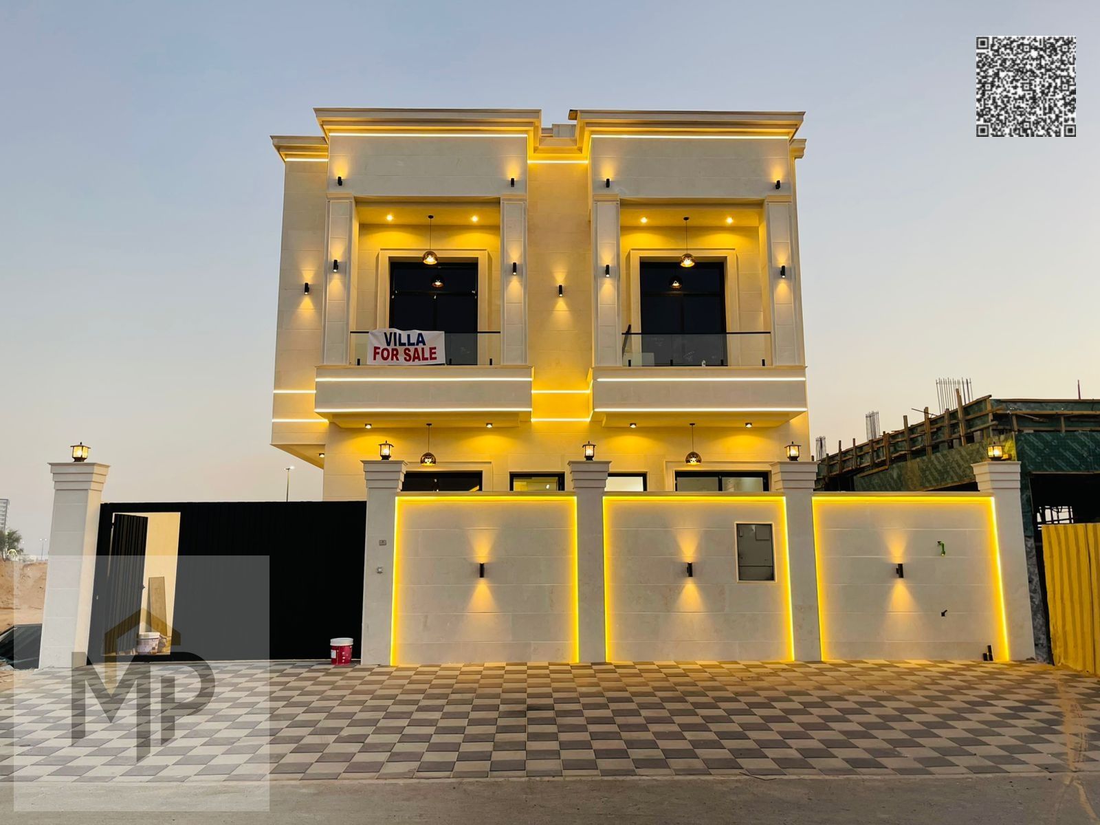 A villa at an affordable price, including registration fees, in one of the most prestigious areas of Ajman –