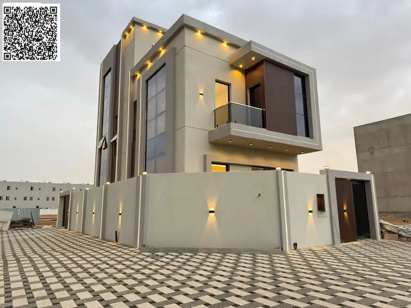 Corner villa, registration and ownership fees included, ready to move in, close to services, with elegant designs and spacious areas.