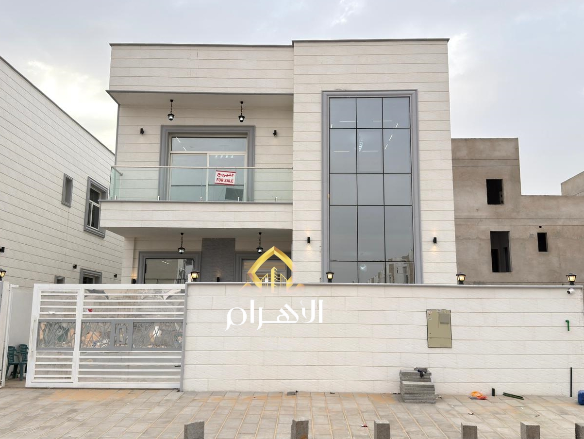 **Luxury Villa in Al Zahya – Ajman** Ready for immediate occupancy with high-end finishes and spacious interiors. **Freehold ownership for all nat